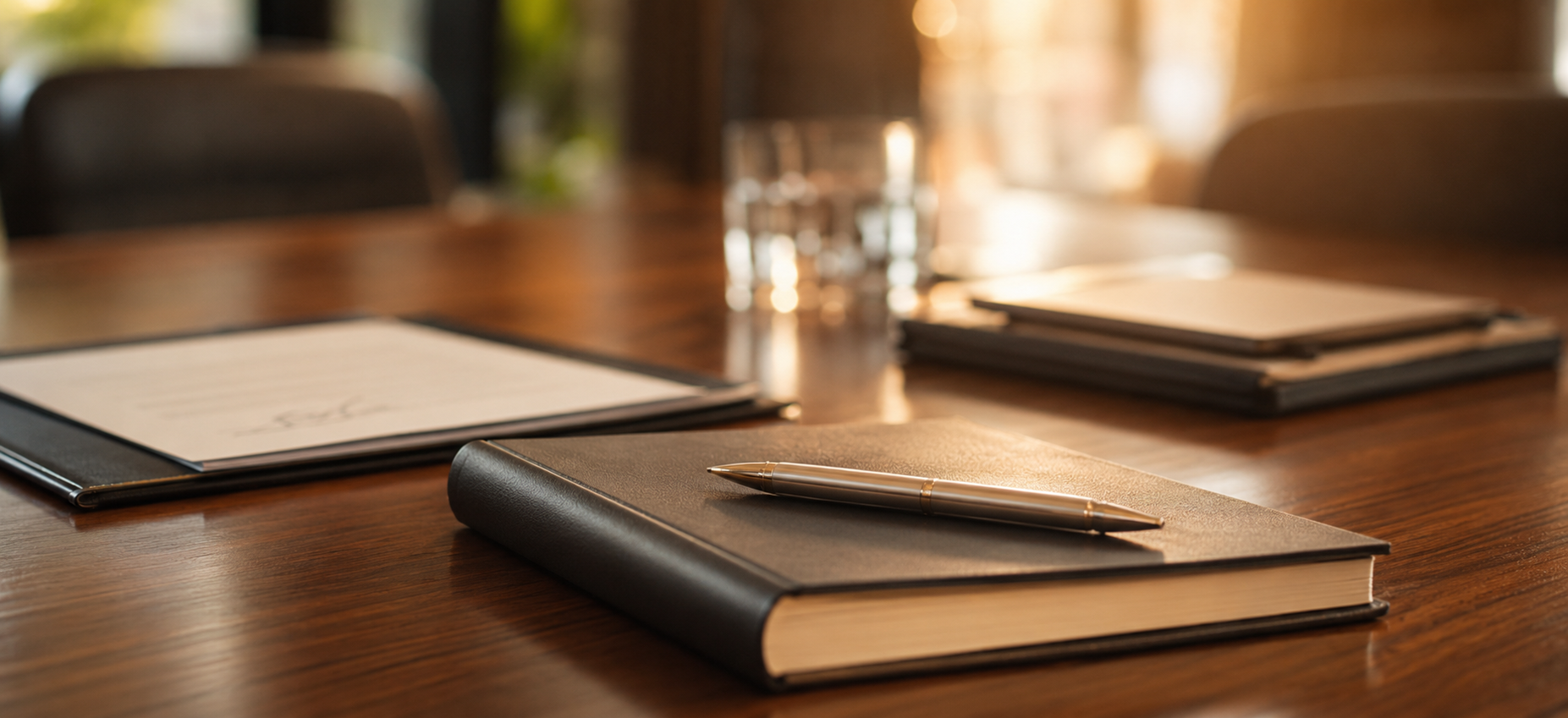 Assinatura de contrato empresarial